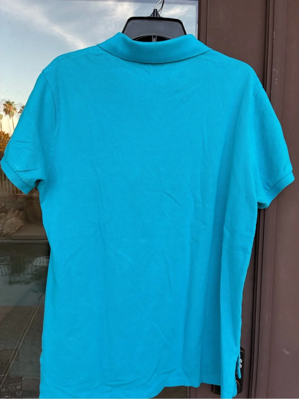 Polo Ralph Lauren Teal/Orange Large Logo “3” Polo L